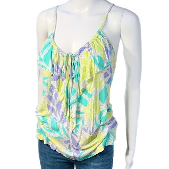 Roxy Lush Palm T-Back Top - Picture 1 of 10